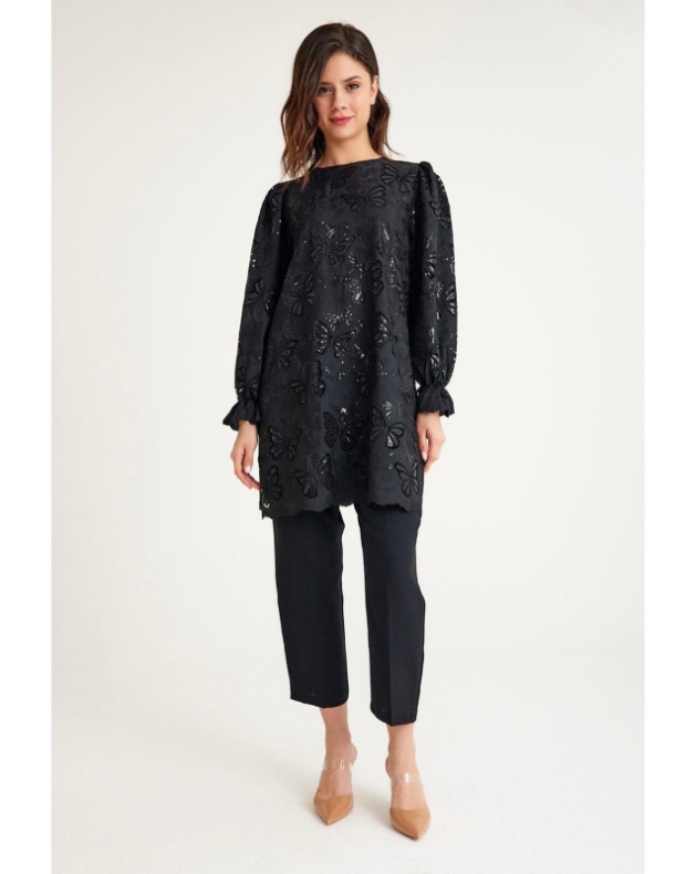 Resim Dantel Tunik