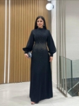 Resim ÖNÜ PUL DETAYLI KALEM ELBİSE