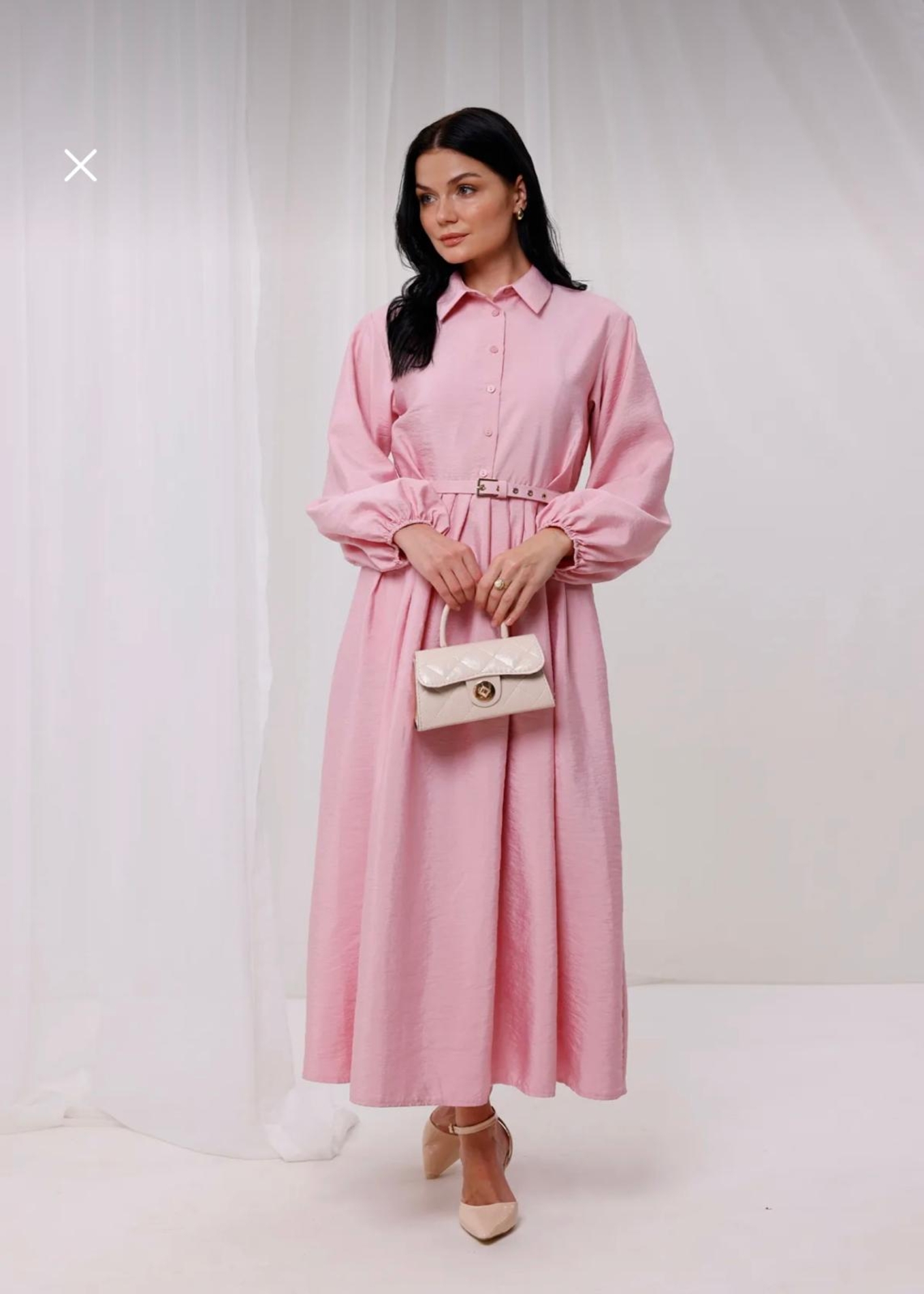 Resim KEMERLİ ELBİSE